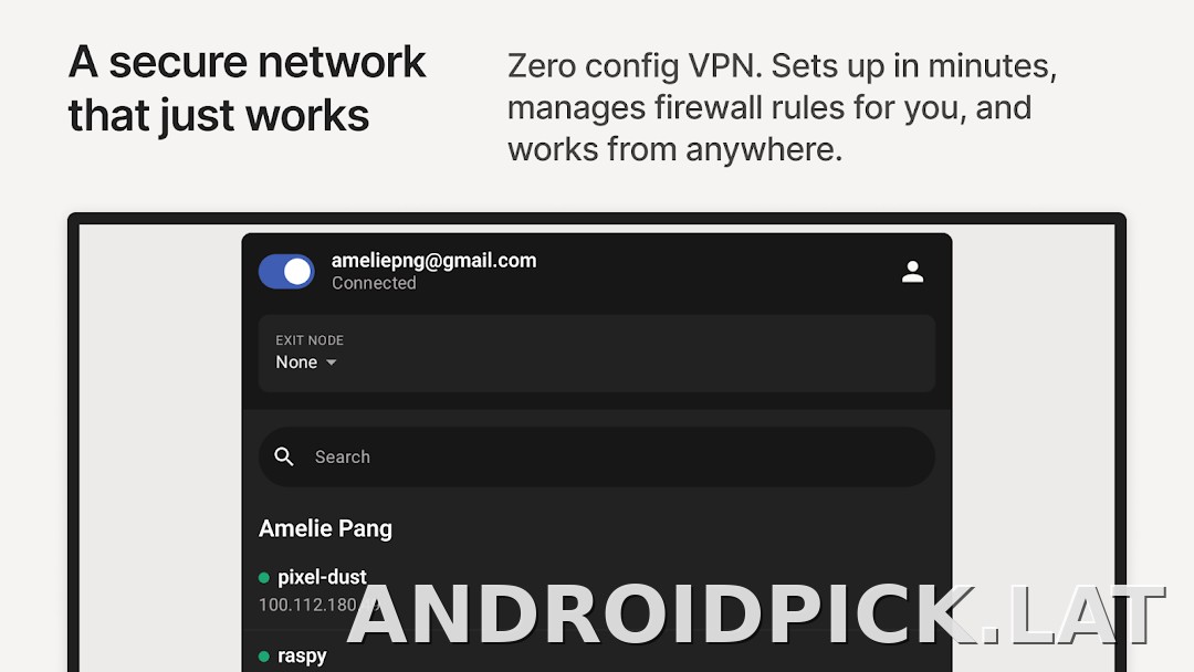 Tailscale скриншот 5